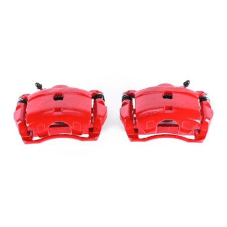 Power Stop 90-97 Honda Accord Rear Red Calipers w/Brackets - Pair