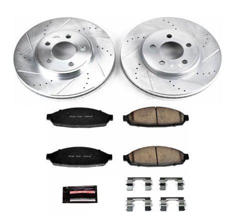 Power Stop 03-11 Ford Crown Victoria Front Z23 Evolution Sport Brake Kit