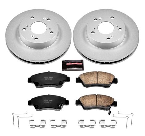 Power Stop 13-15 Acura ILX Front Z17 Evolution Geomet Coated Brake Kit