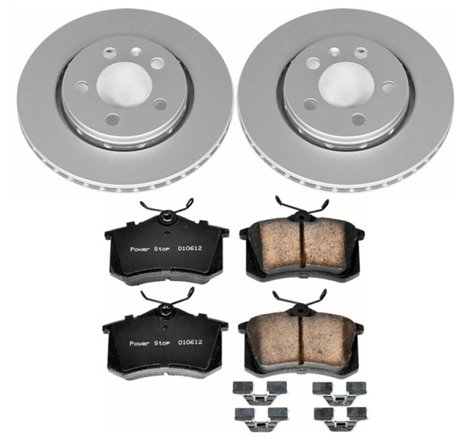 Power Stop 00-06 Audi TT Quattro Rear Z23 Evolution Sport Coated Brake Kit