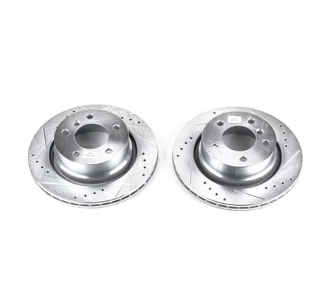 Power Stop 03-08 BMW Z4 Rear Evolution Drilled & Slotted Rotors - Pair