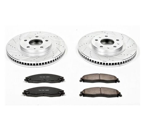 Power Stop 03-07 Cadillac CTS Front Z23 Evolution Sport Brake Kit