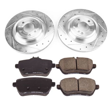 Power Stop 15-16 Mercedes-Benz SL400 Rear Z23 Evolution Sport Brake Kit