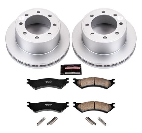 Power Stop 2007 Ford E-150 Rear Z17 Evolution Geomet Coated Brake Kit