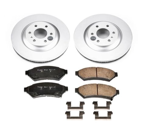 Power Stop 14-17 Mobility Ventures MV-1 Front Z17 Evolution Geomet Coated Brake Kit