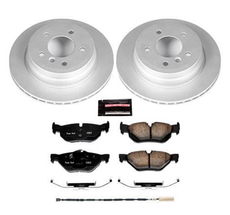 Power Stop 13-15 BMW X1 Rear Z23 Evolution Sport Coated Brake Kit