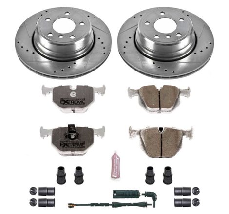 Power Stop 02-06 BMW X5 Rear Z26 Street Warrior Brake Kit