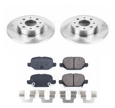 Power Stop 13-18 Fiat 500 Rear Autospecialty Brake Kit