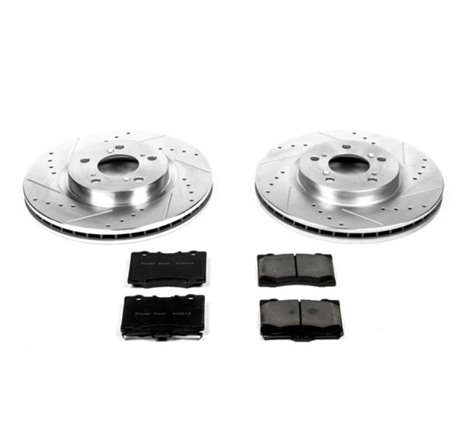 Power Stop 05-12 Acura RL Front Z23 Evolution Sport Brake Kit