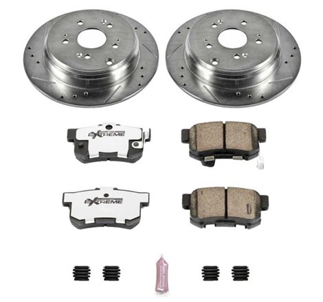 Power Stop 07-09 Acura RDX Rear Z26 Street Warrior Brake Kit