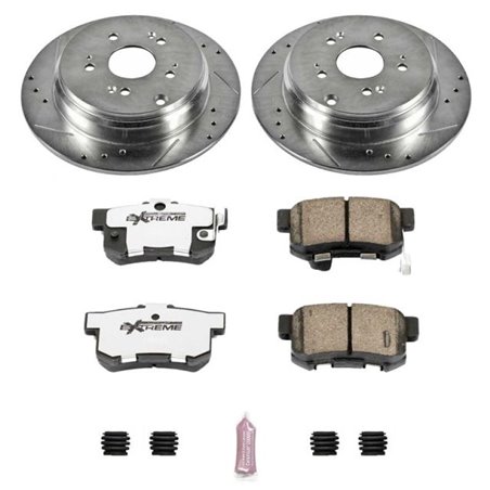 Power Stop 07-09 Acura RDX Rear Z26 Street Warrior Brake Kit