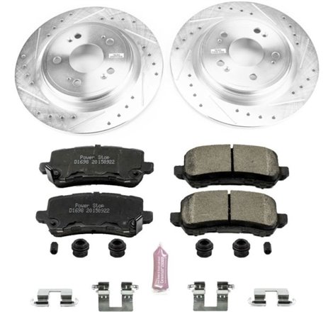 Power Stop 14-19 Acura RLX Rear Z23 Evolution Sport Brake Kit