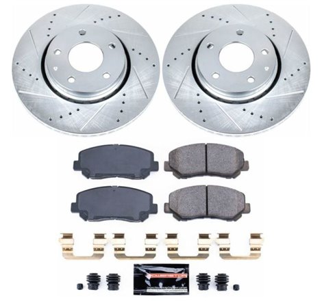 Power Stop 16-18 Mazda CX-5 Front Z23 Evolution Sport Brake Kit