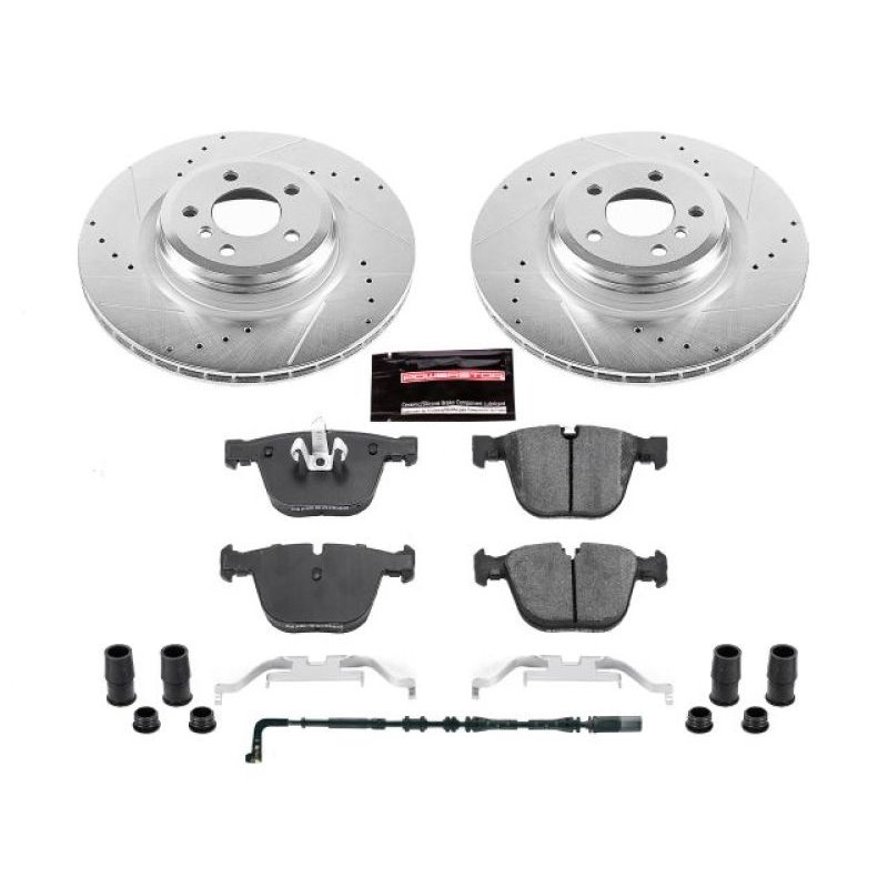 Power Stop 09-10 BMW 750i Rear Z23 Evolution Sport Brake Kit