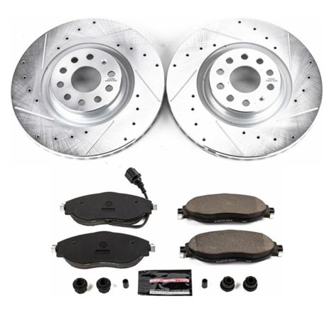 Power Stop 12-17 Volkswagen CC Front Z23 Evolution Sport Brake Kit