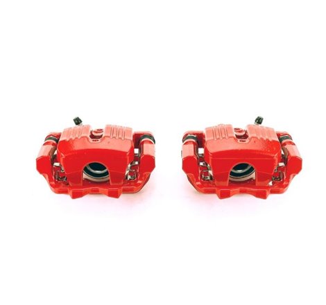 Power Stop 05-12 Acura RL Rear Red Calipers w/Brackets - Pair