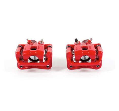 Power Stop 09-14 Acura TSX Rear Red Calipers w/Brackets - Pair