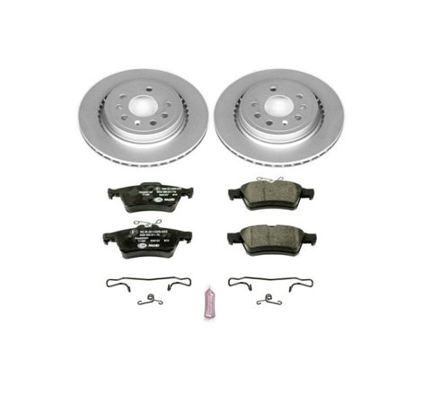 Power Stop 03-11 Saab 9-3 Rear Euro-Stop Brake Kit