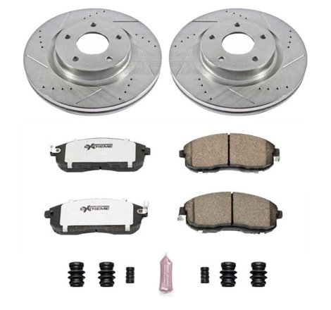 Power Stop 07-13 Nissan Altima Front Z26 Street Warrior Brake Kit