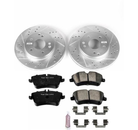 Power Stop 02-05 Mercedes-Benz C230 Front Z23 Evolution Sport Brake Kit