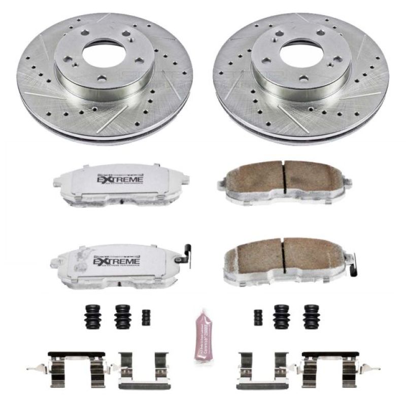 Power Stop 96-99 Infiniti I30 Front Z26 Street Warrior Brake Kit