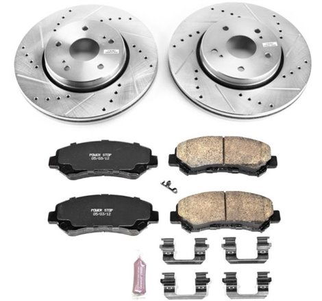 Power Stop 10-13 Suzuki Kizashi Front Z23 Evolution Sport Brake Kit