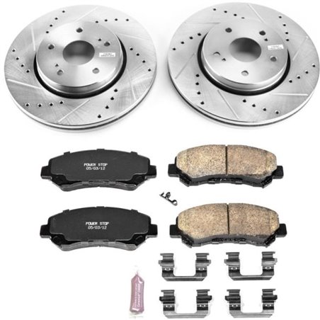 Power Stop 10-13 Suzuki Kizashi Front Z23 Evolution Sport Brake Kit