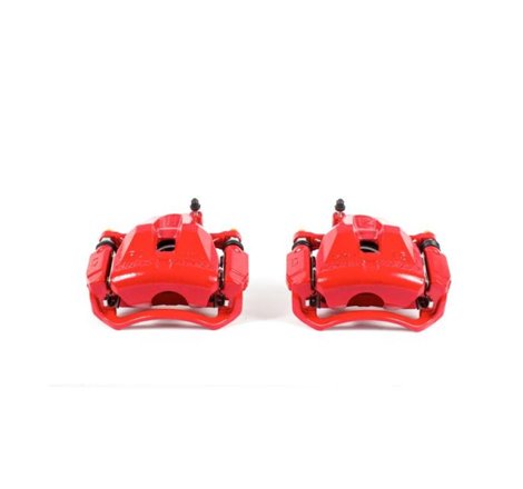 Power Stop 05-15 Toyota Tacoma Front Red Calipers w/Brackets - Pair