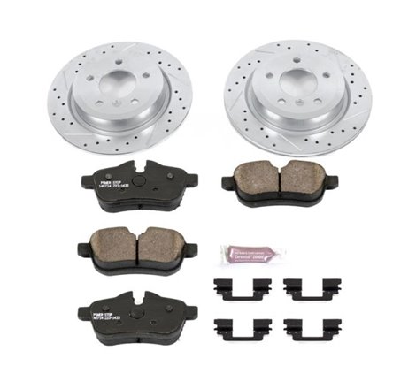 Power Stop 11-16 BMW Z4 Rear Z23 Evolution Sport Brake Kit