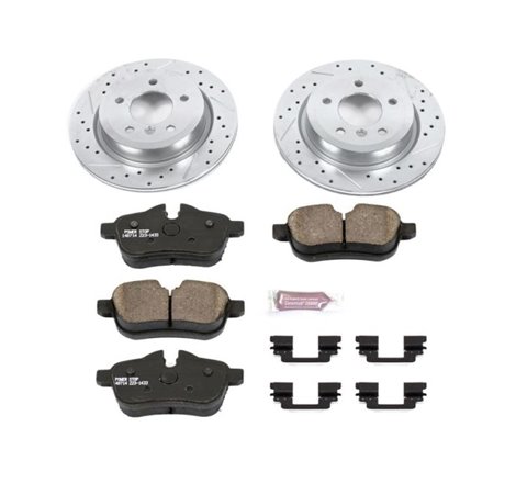 Power Stop 09-10 BMW Z4 Rear Z23 Evolution Sport Brake Kit