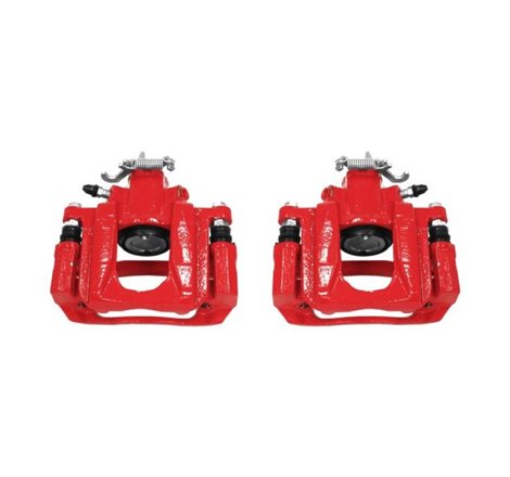 Power Stop 08-16 Chrysler Town & Country Rear Red Calipers w/Brackets - Pair