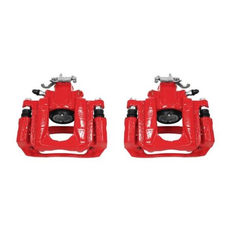 Power Stop 08-16 Chrysler Town & Country Rear Red Calipers w/Brackets - Pair