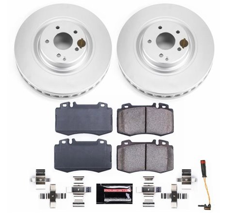 Power Stop 03-06 Mercedes-Benz CLK500 Front Z23 Evolution Sport Coated Brake Kit