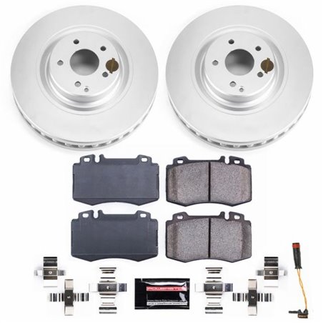 Power Stop 03-06 Mercedes-Benz CLK500 Front Z23 Evolution Sport Coated Brake Kit