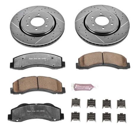 Power Stop 10-18 Ford Expedition Front Z36 Truck & Tow Brake Kit