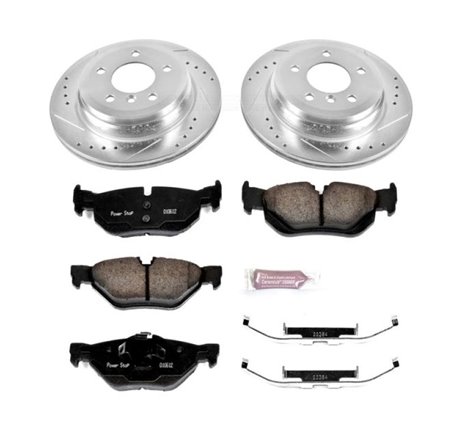 Power Stop 11-13 BMW 328i Rear Z23 Evolution Sport Brake Kit