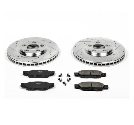 Power Stop 03-04 Jaguar S-Type Front Z23 Evolution Sport Brake Kit