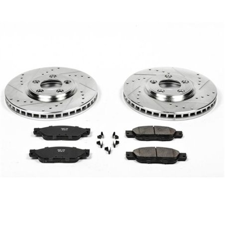 Power Stop 03-04 Jaguar S-Type Front Z23 Evolution Sport Brake Kit