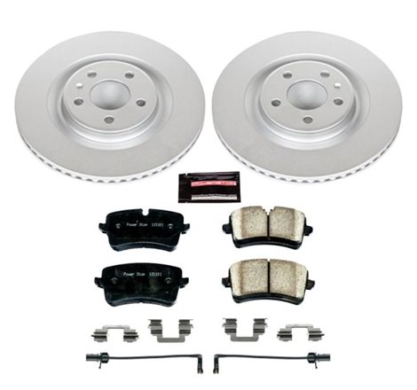 Power Stop 2012 Audi A7 Quattro Rear Z23 Evolution Sport Coated Brake Kit