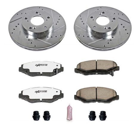 Power Stop 14-15 Acura ILX Front Z26 Street Warrior Brake Kit