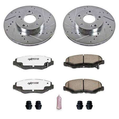 Power Stop 14-15 Acura ILX Front Z26 Street Warrior Brake Kit