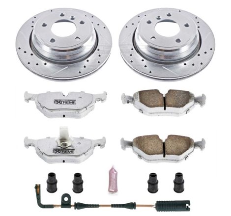 Power Stop 01-03 BMW 525i Rear Z26 Street Warrior Brake Kit