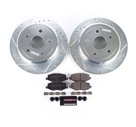 Power Stop 07-17 Jeep Wrangler Rear Z23 Evolution Sport Brake Kit