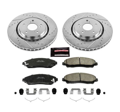 Power Stop 14-16 Acura MDX Front Z23 Evolution Sport Brake Kit