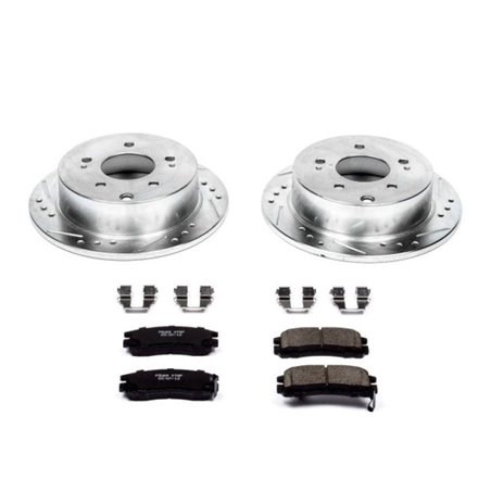 Power Stop 06-12 Mitsubishi Eclipse Rear Z23 Evolution Sport Brake Kit