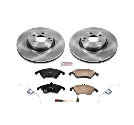 Power Stop 13-14 Mercedes-Benz C300 Front Autospecialty Brake Kit