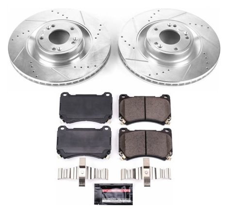 Power Stop 2011 Hyundai Equus Front Z23 Evolution Sport Brake Kit