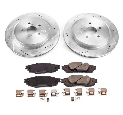 Power Stop 16-18 Lexus RX350 Rear Z23 Evolution Sport Brake Kit