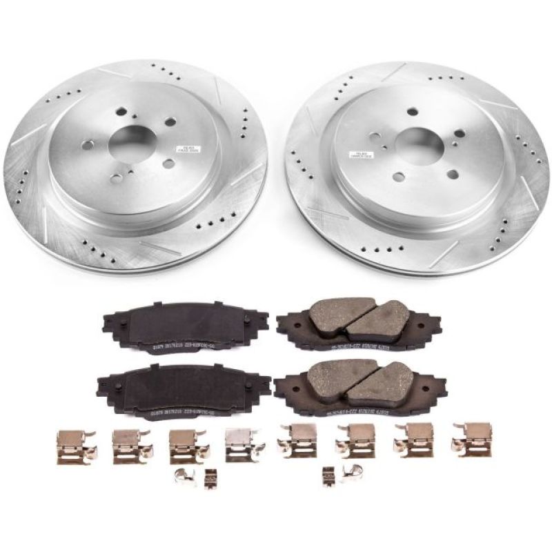 Power Stop 16-18 Lexus RX350 Rear Z23 Evolution Sport Brake Kit