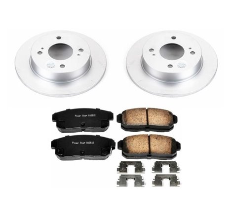 Power Stop 01-02 Infiniti G20 Rear Z17 Evolution Geomet Coated Brake Kit